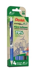 Pióro kulkowe ENERGEL ECO kpl.4 szt. BL77E-ST4ACCCPL PENTEL