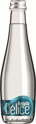 Woda KROPLA BESKIDU gazowana 0.33L butelka szklana zgrzewka 24 szt.