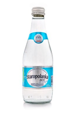 Woda STAROPOLANKA 330ml (12szt.) niegazowana szkło
