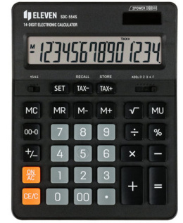 Kalkulator ELEVEN SDC554S 14 pozycyjny, czarny
