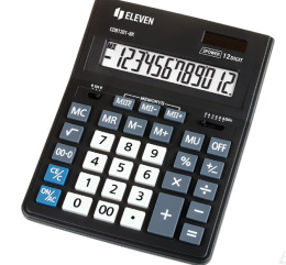 Kalkulator biurowy ELEVEN CDB1201-BK Business Line, 12-cyfrowy, 205x155mm, czarny