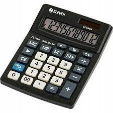 Kalkulator biurowy ELEVEN CMB1201-BK Business Line, 12-cyfrowy, 137x102mm, czarny