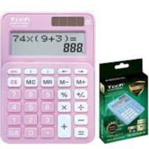 Kalkulator dwuliniowy TOOR TR-1223DB-B 10-pozycyjny różowy 120-1902
