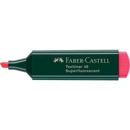 Zakreślacz TEXTLINER 48 czerwony FABER-CASTELL 154821 FC