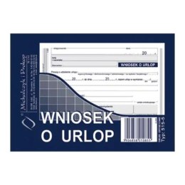 515-5 Wniosek o urlop, A6 40 kartek, MICHALCZYK&PROKOP