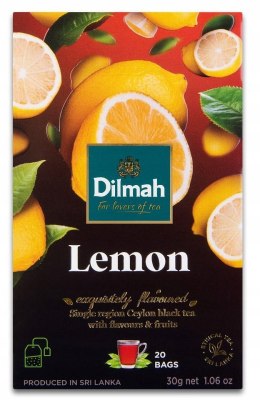 Herbata DILMAH Lemon 20t czarna