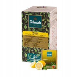 Herbata DILMAH Lemon 25 kopert czarna