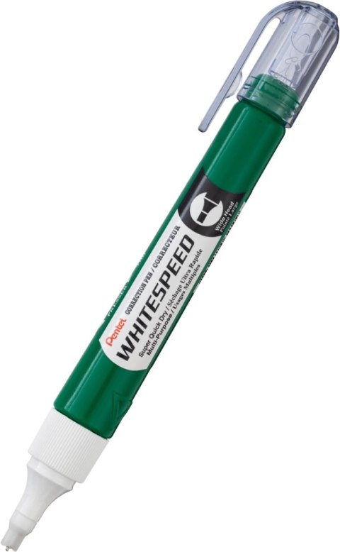 Korektor w piórze z płaską kocówką 7ml, ZLH64-W PENTEL