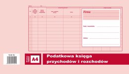 Podatkowa księga przychpdów i rozchodów A4, 48 stron offset 10-K-1U DOTTS