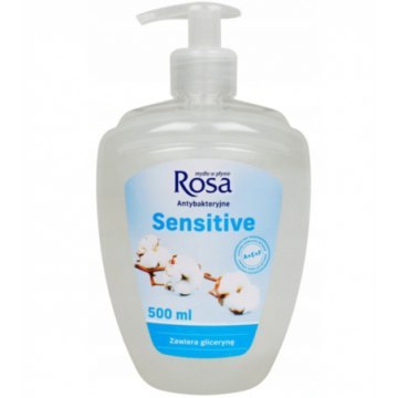 ROSA Mydło w płynie antybakteryjne z dozownikiem 500ml Sensitive