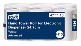 Ręcznik w roli TORK Lotus enMotion do dozowników elektronicznych, (6 rolek), 2 warstwy, makulatura, 143m, system H13 471110