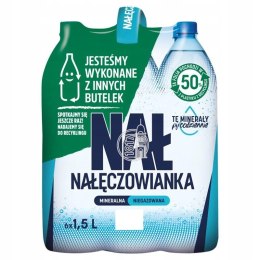 Woda NAŁĘCZOWIANKA niegazowana 1.0L butelka PET zgrzewka 6 szt.