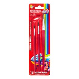 Zestaw pędzli 3 sztuki z włosia naturalnego (nr: 2,6,12) 60744 OTOCKI