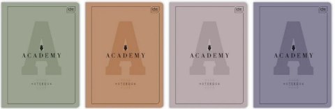 Zeszyt A4 60k. kratka M 90g ACADEMY INTERDRUK