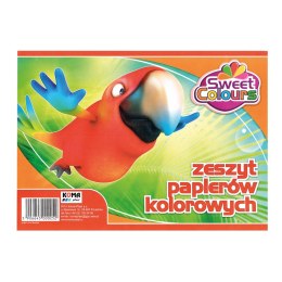 Zeszyt papierów kolorowych A5, 00252 KOMA