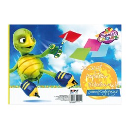 Zeszyt papierów kolorowych samoprzylepnych A4, 01211 KOMA