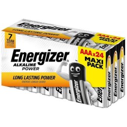 Bateria ENERGIZER Alkaline Power, AAA, LR03, 1,5V, 24szt., EN-414677