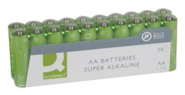 Baterie super-alkaliczne Q-CONNECT AA, LR06, 1,5V, 20szt. KF10848
