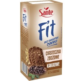 Ciasteczka zbożowe kakaowe FIT bez cukru (6x4szt.) 300g SANTE