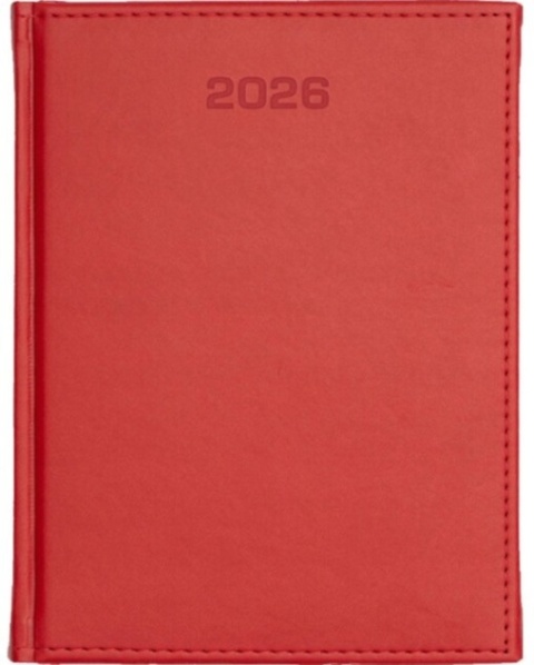 Kalendarz A4 dzienny UNIWERSALNY Vivella 238 A4DB granat 2026 WOKÓŁ NAS