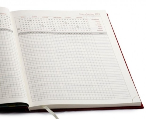 Kalendarz A4 dzienny UNIWERSALNY Vivella 238 A4DB szary 2026 WOKÓŁ NAS