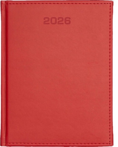 Kalendarz A4 tygodniowy Aluminium Standard 237 A4TB czarny 2026 WOKÓŁ NAS