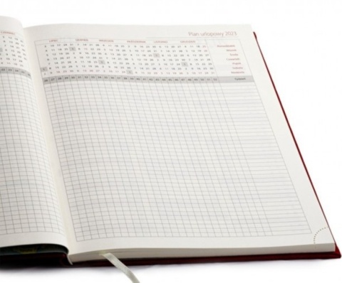 Kalendarz A4 tygodniowy Aluminium Standard 237 A4TB czarny 2026 WOKÓŁ NAS