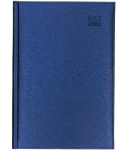 Kalendarz A4 tygodniowy z notesem Aluminium Standard 237 A4TNB granat 2026 WOKÓŁ NAS