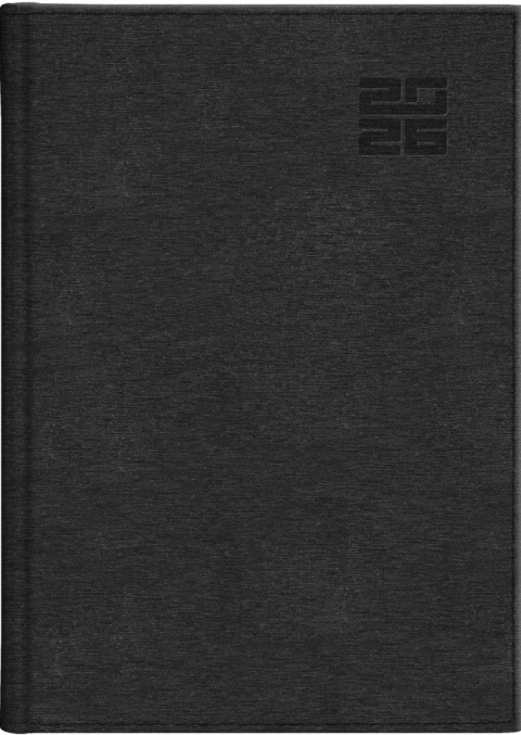 Kalendarz A5 tygodniowy Aluminium Standard 237 A5TB granat 2026 WOKÓŁ NAS