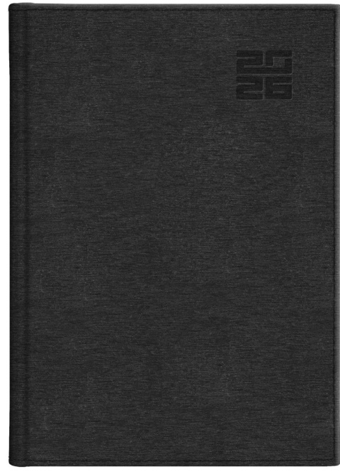 Kalendarz A5 tygodniowy Aluminium Standard 237 A5TB srebrny 2026 WOKÓŁ NAS