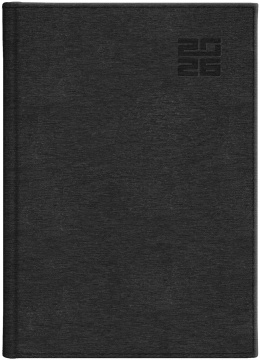 Kalendarz A5 tygodniowy z notesem Aluminium Standard 237 A5TNB granat 2026 WOKÓŁ NAS