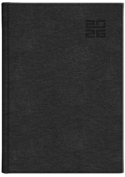 Kalendarz B5 tygodniowy z notesem Aluminium Standard 237 B5TNB granat 2026 WOKÓŁ NAS