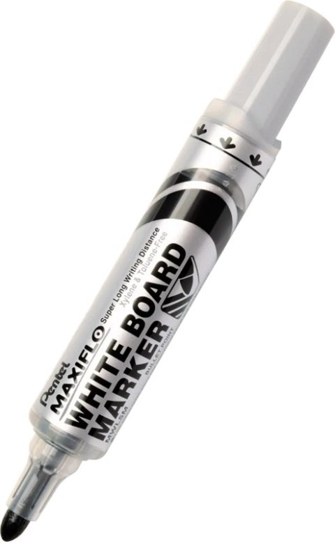 Marker do tablic suchościeralny gruby Maxiflo Pentel MWL5W czarny MWL5W-AX
