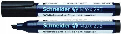 Marker suchościeralny Maxx 293 czarny ścięta końcówka SCHNEIDER 129301