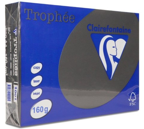 Papier xero A4 160g czarny TROPHEE EMERSON 250ark xca41001b