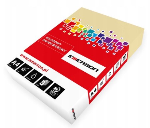 Papier ksero A4 120g kremowy EMERSON 250ark xca41203