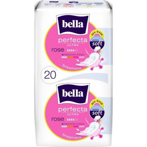 Podpaski higieniczne Bella Perfecta Ultra Rose 20 sztuk 4847
