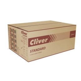 Ręczniki składane ZZ, Cliver STANDARD białe opakowanie: 20 x 200 listków 2165
