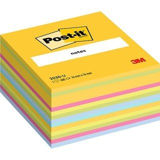 Kostka samoprzylepna POST-IT 76x76mm 1x450 kart., intensywne kolory 3M-4046719274116