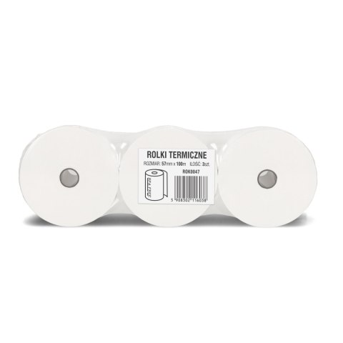 Rolki termiczne DOTTS 57x100m (3szt) BPA FREE